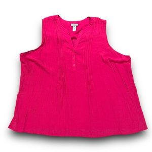 3/$15 CATHERINES Flared blouse